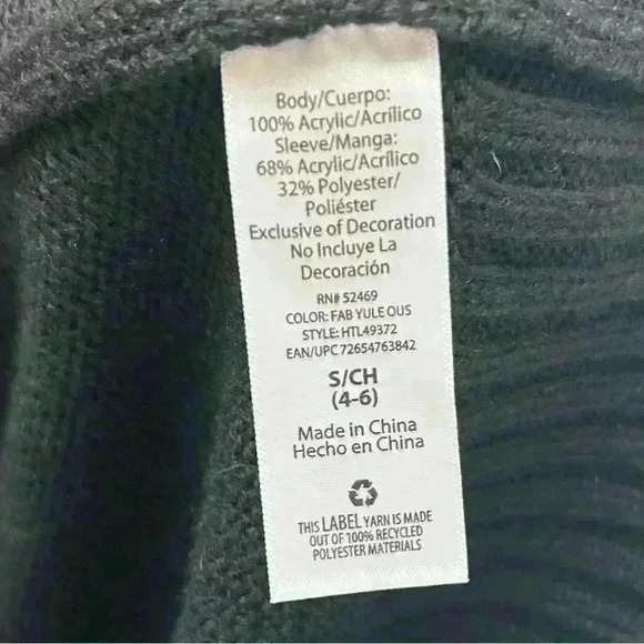 Holiday Time Sequin Christmas Sweater size Small - Picture 13 of 14